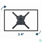 Kép 5/7 - Gembird WM-55ST-01 Premium full-motion TV wall mount 32”-55” Black