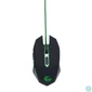 Kép 2/4 - Gembird MUSG-001-G Gamer Black/Green egér