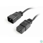 Kép 1/5 - Gembird PC-189-C19 Power cord (C19 to C20) 1.5m Black kábel