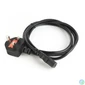 Kép 2/4 - Gembird PC-187 UK Power cord 1,8m Black kábel