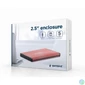 Kép 2/2 - Gembird EE2-U3S-3-P USB3.0 2,5" Enclosure Aluminium Pink mobilrack / beépítő keret