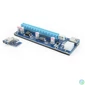 Kép 5/5 - Gembird RC-PCIEX-03 PCI-Express riser add-on card, PCI-ex 6-pin power connector bővítőkártya