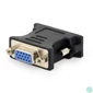 Kép 1/2 - Gembird DVI-I (Dual Link) - VGA Black adapter speciális átalakító