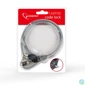 Kép 3/3 - Gembird LK-K-01 Cable lock for notebooks key lock 1,8m Grey