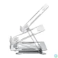 Kép 3/8 - Gembird NBS-D1-03 Foldable notebook riser stand Silver