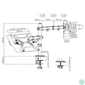 Kép 2/3 - Gembird MA-DA-03 Adjustable Desk Mount With Monitor Arm And Notebook Tray Black