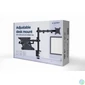 Kép 3/3 - Gembird MA-DA-03 Adjustable Desk Mount With Monitor Arm And Notebook Tray Black