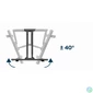 Kép 8/12 - Gembird WM-58ST-01 Premium full-motion TV wall mount 32”-58” Black