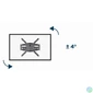 Kép 12/15 - Gembird WM-60ST-01 Full-motion TV wall mount 32”-60” Black