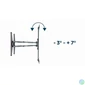Kép 12/14 - Gembird WM-80STR-01 Rotating full motion TV wall mount 40" - 80" Black