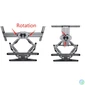 Kép 8/14 - Gembird WM-80STR-01 Rotating full motion TV wall mount 40" - 80" Black