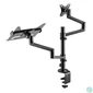 Kép 3/8 - Gembird MA-DA-04 Desk mounted adjustable monitor arm with notebook tray 17"-32" Black
