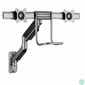Kép 1/7 - Gembird MA-WA2-02 Adjustable wall 2-display mounting arm, 17”-32” Black