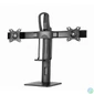 Kép 3/12 - Gembird MS-D2-01 Double monitor desk stand height adjustable