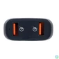 Kép 2/5 - Gembird TA-U2QC3-CAR-01 2port USB Car Fast Charger QC3.0 36W Black töltő
