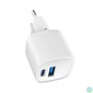 Kép 7/8 - Gembird 2-Port 20W USB Fast Charger White töltő