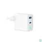 Kép 3/7 - Gembird 2-Port 65W USB Fast Charger White töltő
