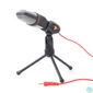 Kép 1/4 - Gembird MIC-D-03 Desktop microphone with a tripod Black mikrofon
