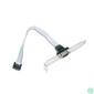 Kép 1/3 - Gembird DB9 Serial Port Receptacle on Bracket bővítőkártya
