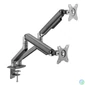 Kép 1/9 - Gembird MA-DA2-05 Desk mounted adjustable double monitor arm 17"-32" Space Grey