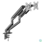 Kép 3/9 - Gembird MA-DA2-05 Desk mounted adjustable double monitor arm 17"-32" Space Grey