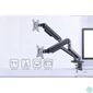 Kép 8/9 - Gembird MA-DA2-05 Desk mounted adjustable double monitor arm 17"-32" Space Grey