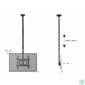 Kép 7/8 - Gembird CM-70ST-01 Full-motion TV ceiling mount 32”-70” Black