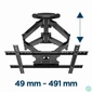 Kép 4/6 - Gembird WM-75ST-01 Full-motion TV wall mount 32”-75” Black