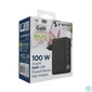Kép 5/5 - Gembird 4-port 100W GaN USB fast charger LCD Black töltő