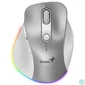 Kép 1/7 - Genius Ergo 9000S Pro Wireless mouse Silver egér