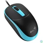 Kép 2/5 - Genius DX-123 Wired Mouse Black/Blue egér