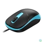 Kép 3/5 - Genius DX-123 Wired Mouse Black/Blue egér