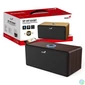 Kép 6/6 - Genius SP-HF505BT Bluetooth Speaker Dark Brown Wood hangszóró