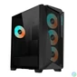 Kép 1/8 - Gigabyte C301G V2 RGB Lighting Tempered Glass Black gépház