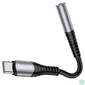 Kép 1/5 - Hoco LS33 USB-C - 3,5mm jack Audio adapter Black speciális átalakító