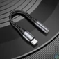 Kép 4/5 - Hoco LS33 USB-C - 3,5mm jack Audio adapter Black speciális átalakító