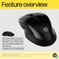 Kép 10/10 - HP 250 Dual Wireless Mouse Black egér