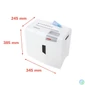 Kép 2/4 - HSM Securio S10 Iratmegsemmisítő White