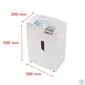 Kép 2/4 - HSM Securio X15 Iratmegsemmisítő White