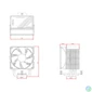 Kép 7/8 - ID-COOLING FROZN A400 ARGB
