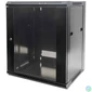 Kép 1/7 - Intellinet 19" 6U Falra szerelhető Rackszekrény Black