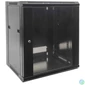 Kép 2/7 - Intellinet 19" 6U Falra szerelhető Rackszekrény Black