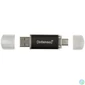 Kép 2/3 - Intenso 64GB Twist Line USB3.2 Black pendrive