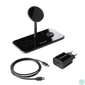 Kép 2/6 - Intenso MB13 3in1 Magnetic Wireless Charger Black töltő