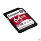 Kép 2/3 - Kingston 64GB SDXC Class10 UHS-II U3 V90 Canvas React Plus memóriakártya