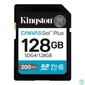Kép 1/3 - Kingston 128GB Canvas Go Plus Gen4 Class 10 UHS-I U3 V30 memóriakártya