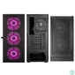 Kép 4/10 - Kolink Observatory HF Mesh Glass ARGB Tempered Glass Black gépház