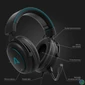 Kép 5/13 - Lamax Heroes General 1 Gamer Headset Black