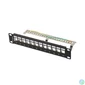 Kép 1/5 - Lanberg 12-port Patch Panel 1U Black