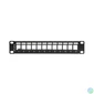 Kép 3/5 - Lanberg 12-port Patch Panel 1U Black
